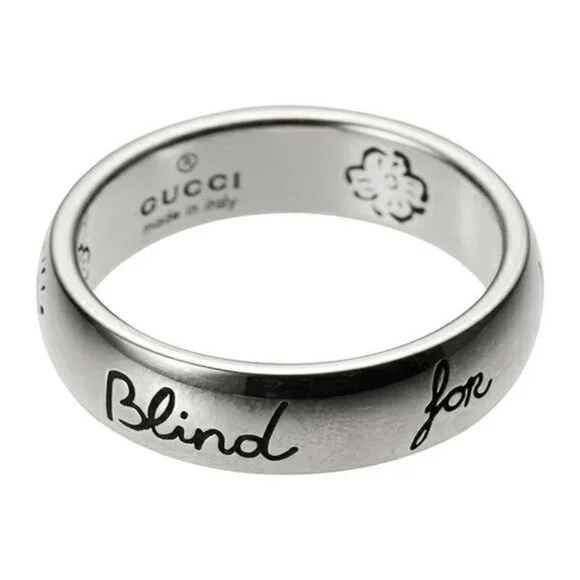 Gucci Ring Blinds for Love Argento - Picture 2 of 6